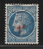 Frankrijk 1947 - Opdruk 1F, Postzegels en Munten, Postzegels | Europa | Frankrijk, Ophalen of Verzenden, Gestempeld