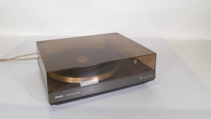 Philips 877 Direct Control draaitafel – Super Electronic, Audio, Tv en Foto, Platenspelers, Refurbished, Platenspeler, Philips