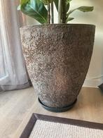 Pottery Pots Imperial Brown hoogte 60cm, Tuin en Terras, Bloempotten, Ophalen, Steen, 40 cm of meer, Rond