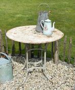 Brocante oude Franse tuintafel / bistro tafeltje, Ophalen
