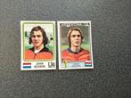 2 panini Stickers World Cup Story Johan Neeskens WK 74 & 78, Verzamelen, Ophalen of Verzenden, Zo goed als nieuw, Buitenlandse clubs
