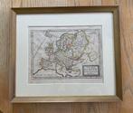 Antieke kaart Europa - Herman Moll - ca 1701 - mooi gelijst, Ophalen of Verzenden