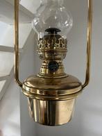 Antieke Oude Koperen Scheepslamp Olielamp Ideal Brenner Lamp, Antiek en Kunst, Ophalen of Verzenden