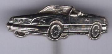 Mercedes cabrio zilverkleurig auto speldje ( B_256 ) beschikbaar voor biedingen