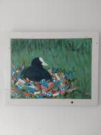 Schilderij Meerkoet met Nest ., Ophalen
