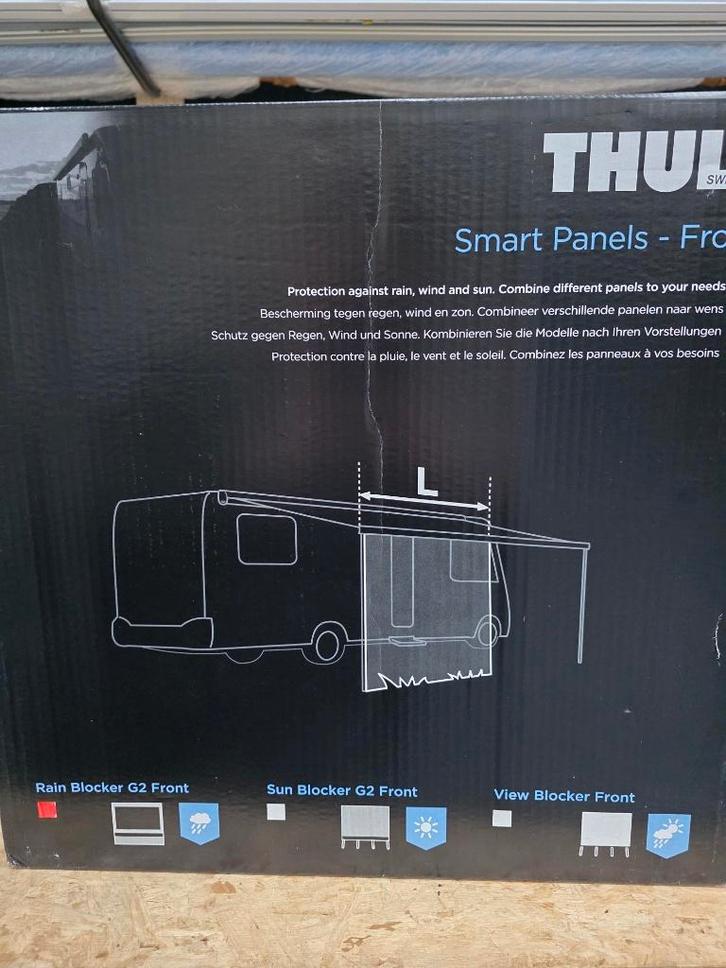 Thule Rain Blocker G2 Voorwand 1.47x2.10, Caravans en Kamperen, Caravan accessoires, Nieuw, Ophalen