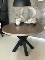 Mooie ronde eettafel, Ophalen, Gebruikt, 100 tot 150 cm, Rond