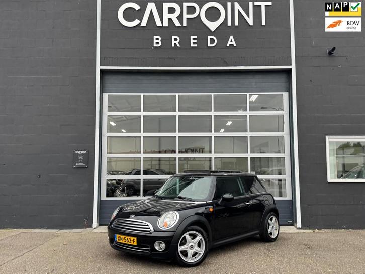 Mini Mini 1.6 Cooper, PANO, CRUISE CONTROL, LEER, STOELVERWA, Auto's, Mini, Bedrijf, Te koop, Cooper, ABS, Airbags, Airconditioning
