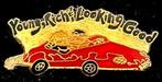 Young Rich Looking Good pin, Verzamelen, Verzenden, Nieuw, Transport, Speldje of Pin