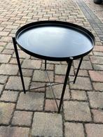 IKEA Gladom Bijzettafel - Zo Goed Als Nieuw!, Huis en Inrichting, Minder dan 45 cm, Minder dan 55 cm, Metaal of Aluminium, Rond