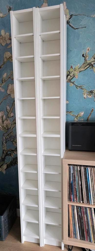 Acht Ikea Gnedby CD/DVD kasten (Billy serie), Huis en Inrichting, Kasten | Boekenkasten, Zo goed als nieuw, Minder dan 50 cm, 200 cm of meer