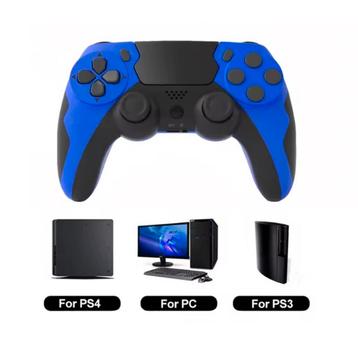 2 PS4 Controllers - Wit & Blauw beschikbaar voor biedingen