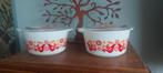 2 Vintage Pyrex Friendship ovenschalen, Ophalen of Verzenden, Huis en Inrichting