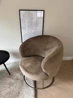 Velvet fauteuil, Ophalen of Verzenden, Zo goed als nieuw, 75 tot 100 cm, 50 tot 75 cm