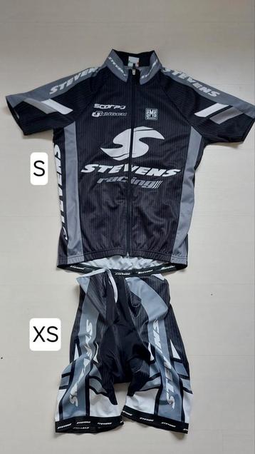 Santini Fietskleding set NIEUW - stevens - broek XS, shirt S beschikbaar voor biedingen
