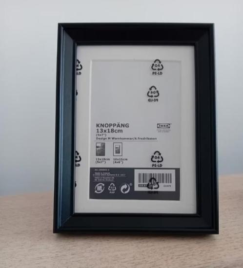 IKEA KNOPPÄNG fotolijst (13x18 cm), Audio, Tv en Foto, Fotografie | Fotolijsten, Zo goed als nieuw, Ophalen