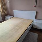 Bed voor de slaapkamer, Huis en Inrichting, Slaapkamer | Bedden, Ophalen, Gebruikt, Wit, Tweepersoons