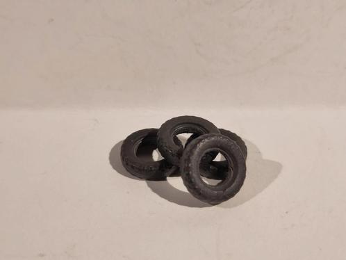 4 stuks Dinky Toys 15 mm block banden origineel, Hobby en Vrije tijd, Modelauto's | 1:43, Gebruikt, Dinky Toys, Ophalen of Verzenden