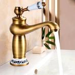 Wastafelkraan retro Antiek bronzen uitvoering nieuw in doos!, Huis en Inrichting, Woonaccessoires | Overige, Ophalen of Verzenden