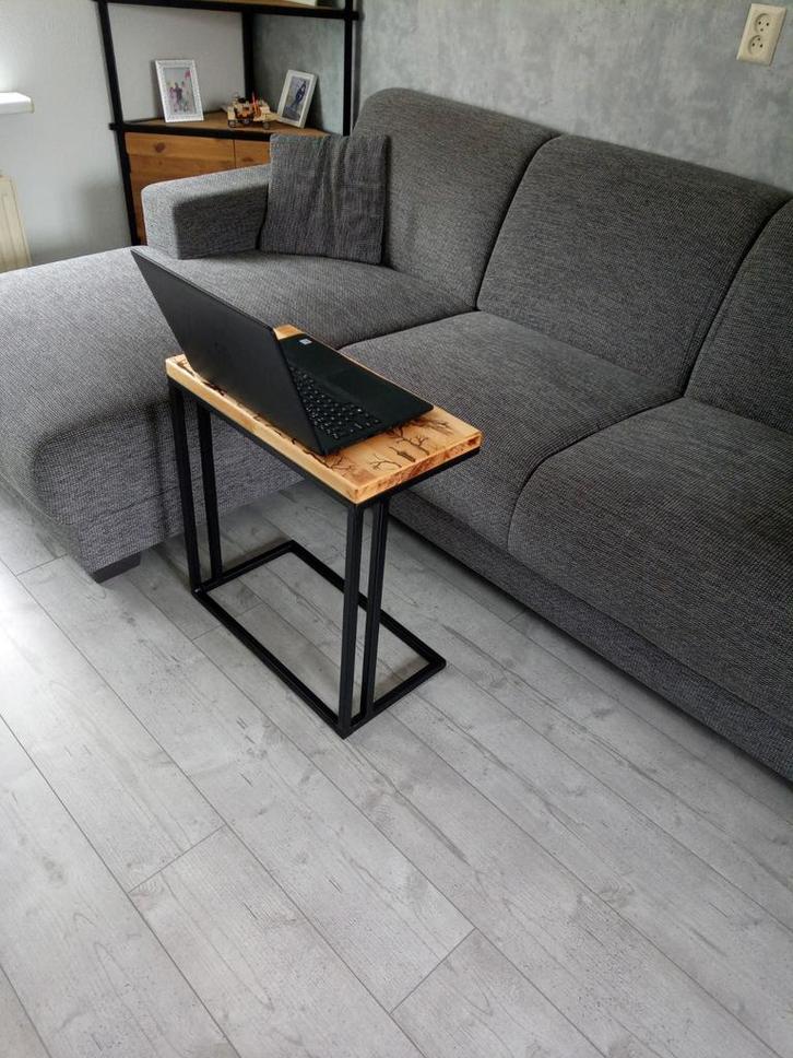 unieke epoxy tafel, laptoptafel, Computers en Software, Laptoptafels, Nieuw, Ophalen of Verzenden