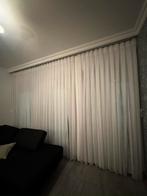 Witte inbetween wave gordijnen 2 delen totaal 400 cm breed, Ophalen, Zo goed als nieuw, Wit, 200 cm of meer