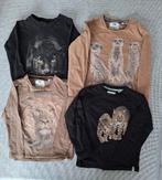 4 Merk longsleeve shirtjes met dieren maat 98., Kinderen en Baby's, Kinderkleding | Maat 98, Gebruikt, Jongen of Meisje, Ophalen of Verzenden