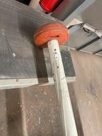 Polyester Vlaggenstok 5,5m met Koord, Ophalen