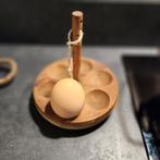 Eier standaard hout ei rekje vintage, Ophalen of Verzenden, Zo goed als nieuw