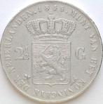 XntriQ-Coins - zilveren 2½ Gulden 1845b Willem II, Zilver, Ophalen of Verzenden, Losse munt, 2½ gulden