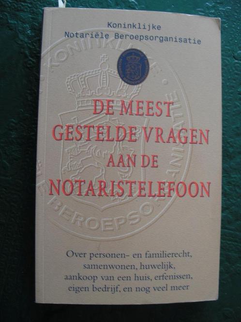 De meest gestelde vragen aan de notaristelefoon, Boeken, Advies, Hulp en Training, Zo goed als nieuw, Ophalen of Verzenden
