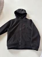 Dik maar glad vest / jas met rits zwart hoodie capuchon 134, Ophalen of Verzenden, Zo goed als nieuw, Jas
