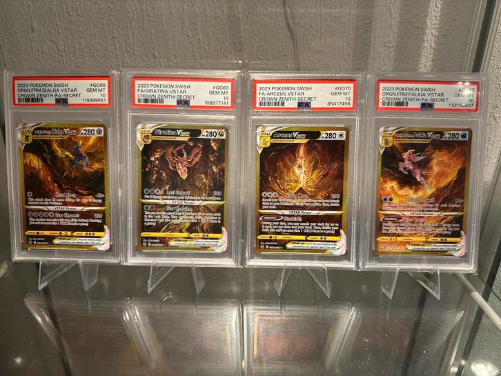 Crown Zenith Gold Kaarten PSA 10 Set, Verzamelen, Speelgoed, Nieuw, Ophalen of Verzenden