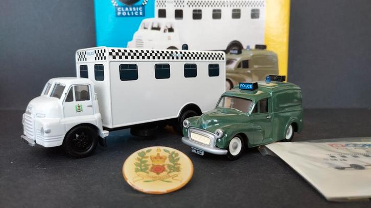 Bedford S Control Morris Minor Hampshire police Corgi Pol, Hobby en Vrije tijd, Modelauto's | 1:50, Nieuw, Bus of Vrachtwagen