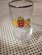 oud bierglas Amsterdam Amsterdams wapen glas bijna gratis, Antiek en Kunst, Antiek | Servies los, Ophalen of Verzenden