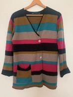 Gudrun sjoden gestreept wol vest asymmetrische sluiting M, Maat 38/40 (M), Overige kleuren, Verzenden, Zo goed als nieuw