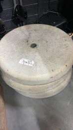 Betonnen gwichten (schijven) voor bankdrukken (19 en 32,5kg), Ophalen, Zo goed als nieuw