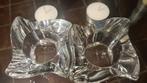 Villeroy & Boch Kristal Waxinelichthouders - Set van 2, Huis en Inrichting, Woonaccessoires | Kandelaars en Kaarsen, Ophalen, Overige materialen