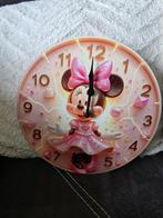 Minnie Mouse Wandklok, Ophalen of Verzenden, Zo goed als nieuw, Analoog, Wandklok