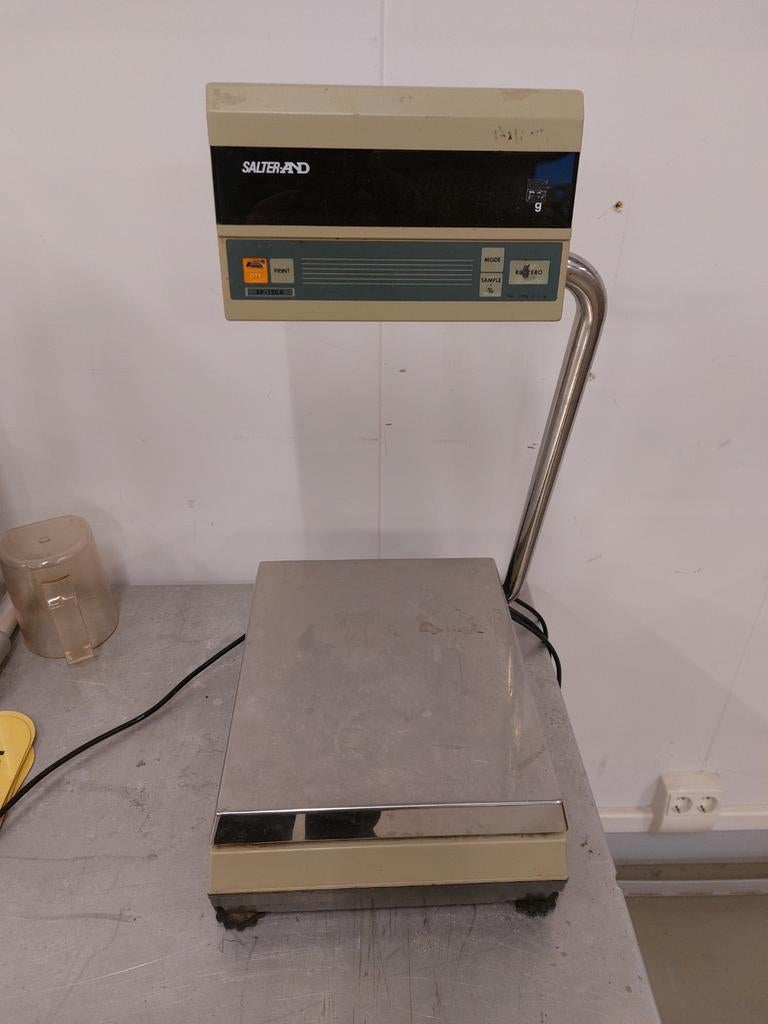 Salter EP-12KA industrieweegschaal, Ophalen of Verzenden, Gebruikt, 1 tot 500 gram, Minder dan 10 kg