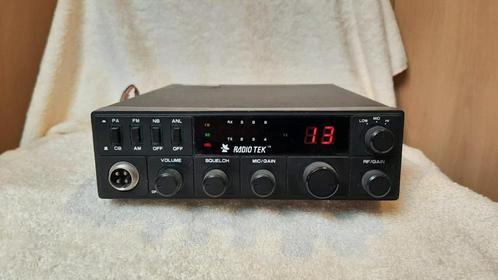 RadioTek - 80 kanalen bak AM/FM - CB - 27MC, Telecommunicatie, Zenders en Ontvangers, Gebruikt, Zender en Ontvanger, Ophalen of Verzenden