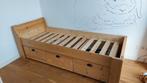 Houten bed 80x200 met diepe laden, Kinderen en Baby's, Kinderkamer | Bedden, Ophalen, Gebruikt, 70 tot 85 cm, Lattenbodem