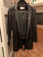 Een leer pak maat 36 en een leer colber maat 48, Ophalen of Verzenden, Zo goed als nieuw, Maat 46/48 (XL) of groter, Zwart