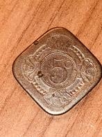 Zeldzame 5 Cent Vierkant - Juliana & Bernhard, Ophalen of Verzenden, Koningin Juliana, 5 cent, Losse munt