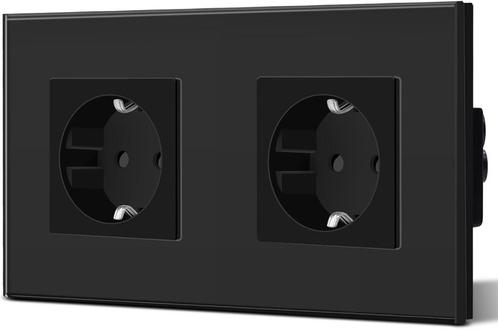 Op voorraad Stopcontact, 2-voudig, dubbel stopcontact,, Huis en Inrichting, Overige Huis en Inrichting, Nieuw, Ophalen of Verzenden