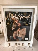 Riviera maison magazine houder, Huis en Inrichting, Woonaccessoires | Krantenbakken en Lectuurbakken, Ophalen of Verzenden, Zo goed als nieuw