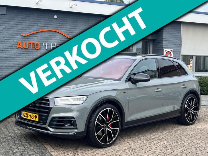 Audi SQ5 3.0 TFSI quattro pano leder carbon B&O trekh 22", Auto's, Audi, Bedrijf, Te koop, SQ5, 360° camera, 4x4, ABS, Achteruitrijcamera