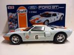 Ford GT coupe Gulf blue Editie Limited box Motormax 1:18 KRD, Hobby en Vrije tijd, Modelauto's | 1:5 tot 1:12, Ophalen of Verzenden