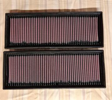 K&N luchtfilter 33-2181 (2x) (Div. modellen Mercedes) beschikbaar voor biedingen