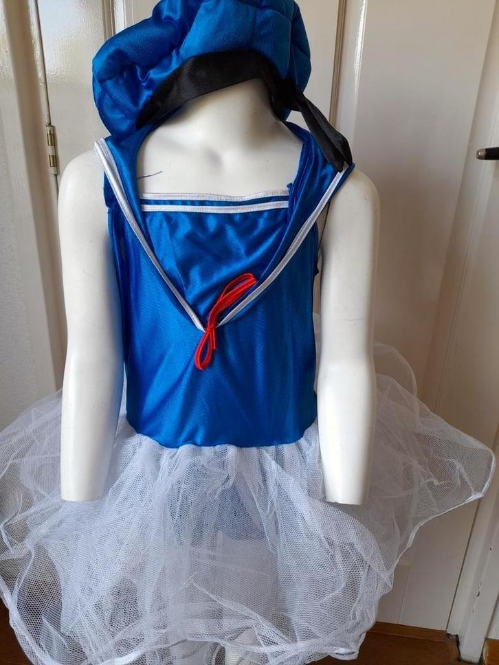 Verkleedkleren: Matroos, Matrozen jurk maat 152 NIEUW, Kinderen en Baby's, Carnavalskleding en Verkleedspullen, Nieuw, Meisje