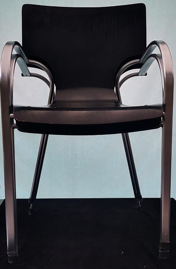 2 vintage Jim Stoel design Stoelen door Wim Marseille Kens, Antiek en Kunst, Antiek | Meubels | Stoelen en Banken, Ophalen of Verzenden